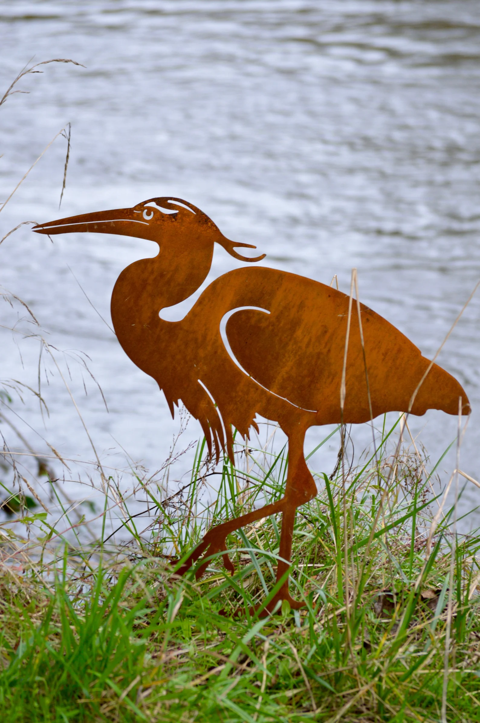 Great Blue Heron Stake