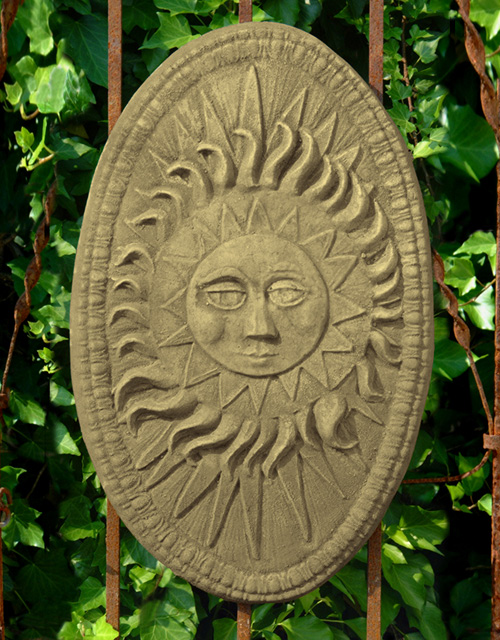 Oval Sun Plaque